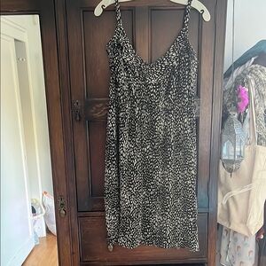 Black and White Spotted Dress